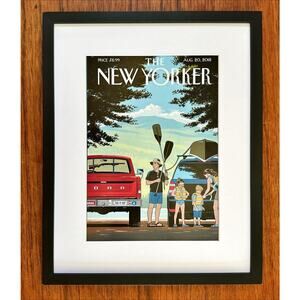 Framed 2018 The New Yorker Aug 20 Magazine R Kikuo Johnson Safe Travels